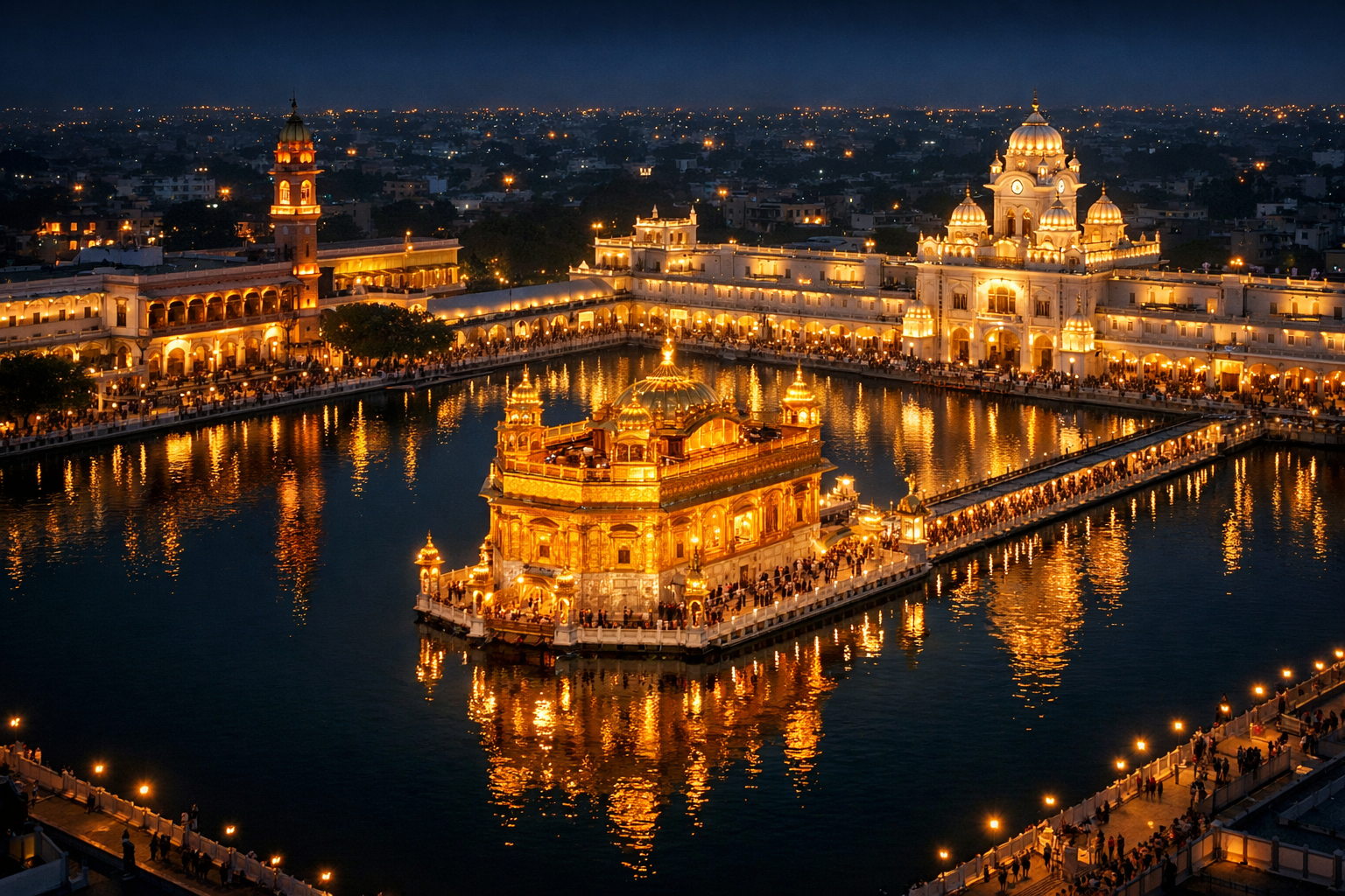 Golden Temple at Night